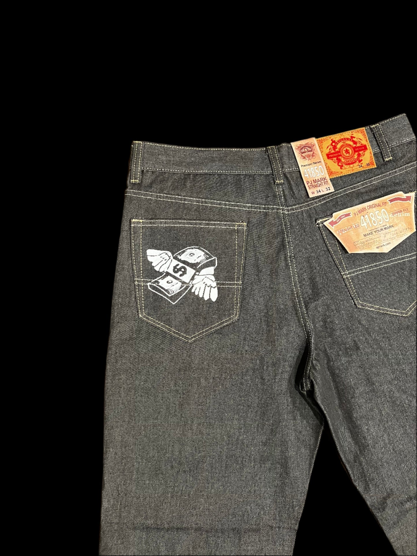 Light Grey BagChasin Denims Crown Logo