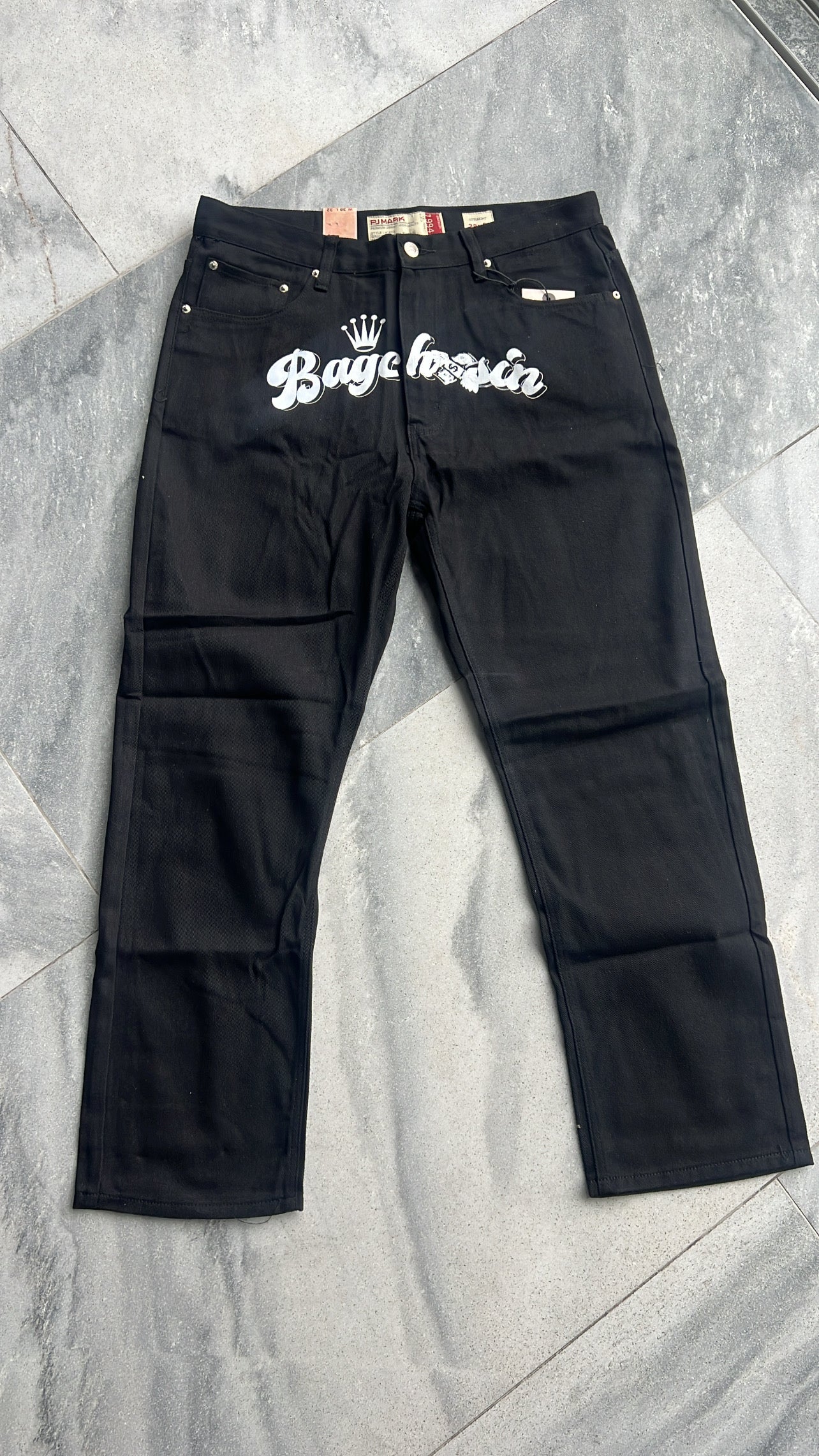 Black Bagchasin Denims