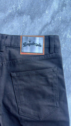 Jet Black BagCha$in Angel Logo Denims