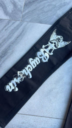 Jet Black BagCha$in Angel Logo Denims