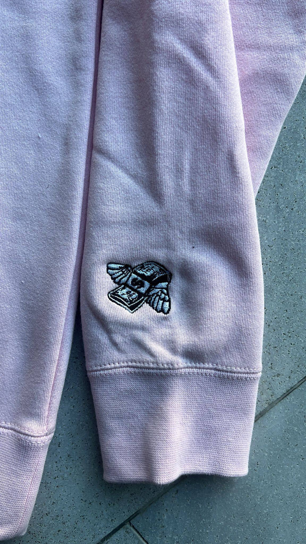 Light Pink BagCha$in OG Logo Hoodie
