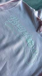 Light Pink BagCha$in OG Logo Hoodie