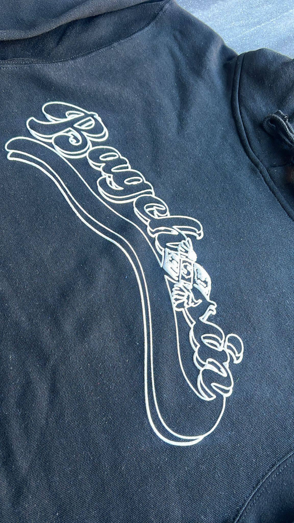 Black BagCha$in OG Logo Hoodie