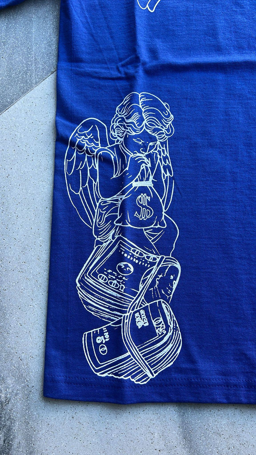 Blue BagCha$in Angel T-Shirt