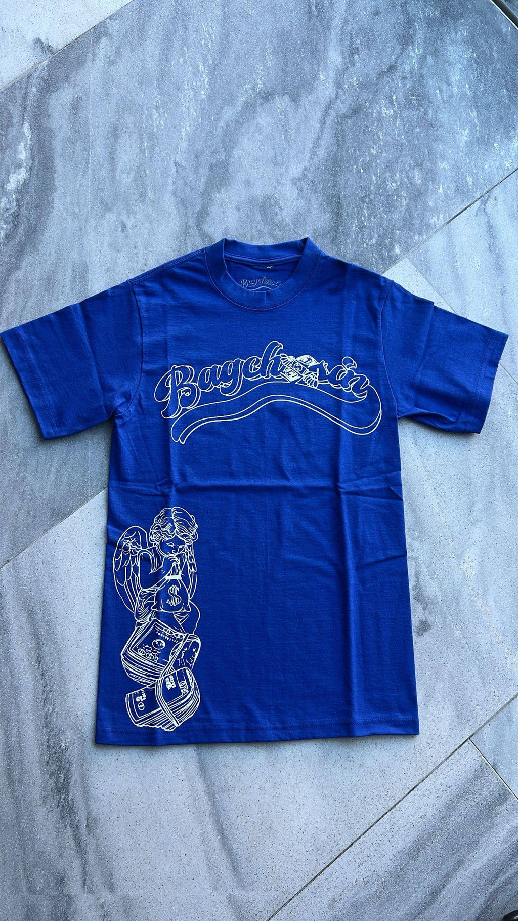 Blue BagCha$in Angel T-Shirt
