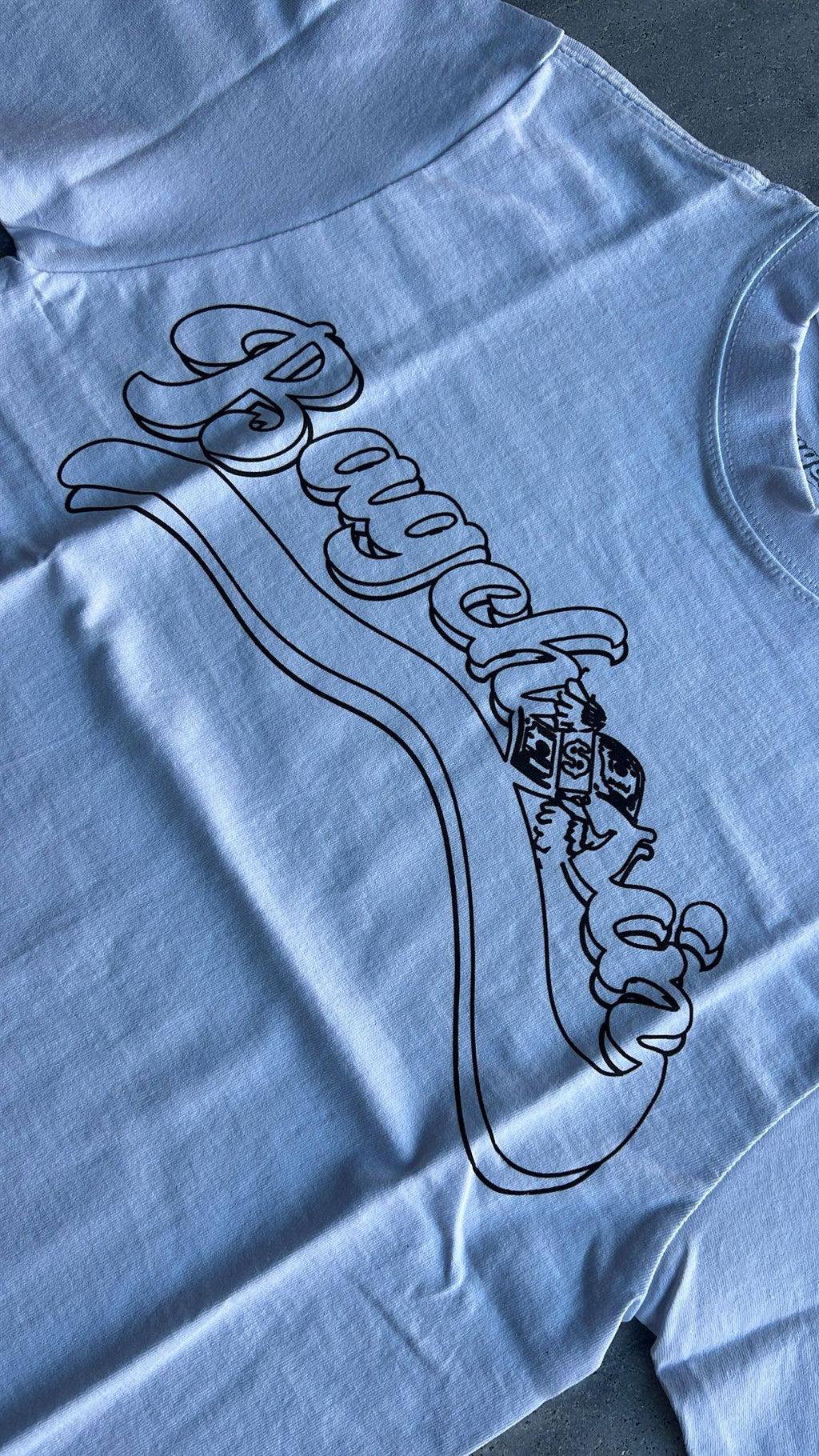 White BagCha$in Angel T-Shirt