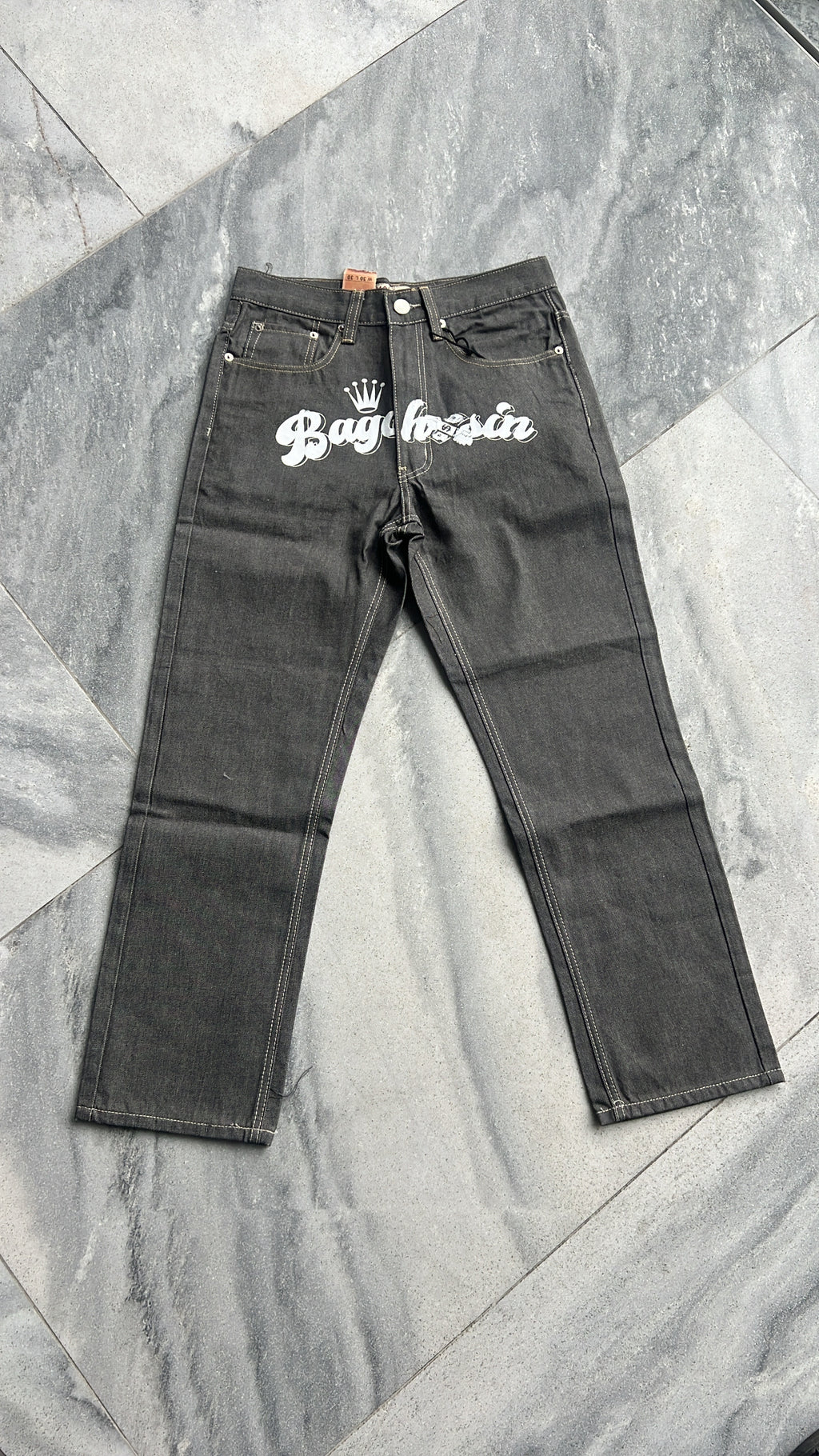 Light Grey BagChasin Denims Crown Logo