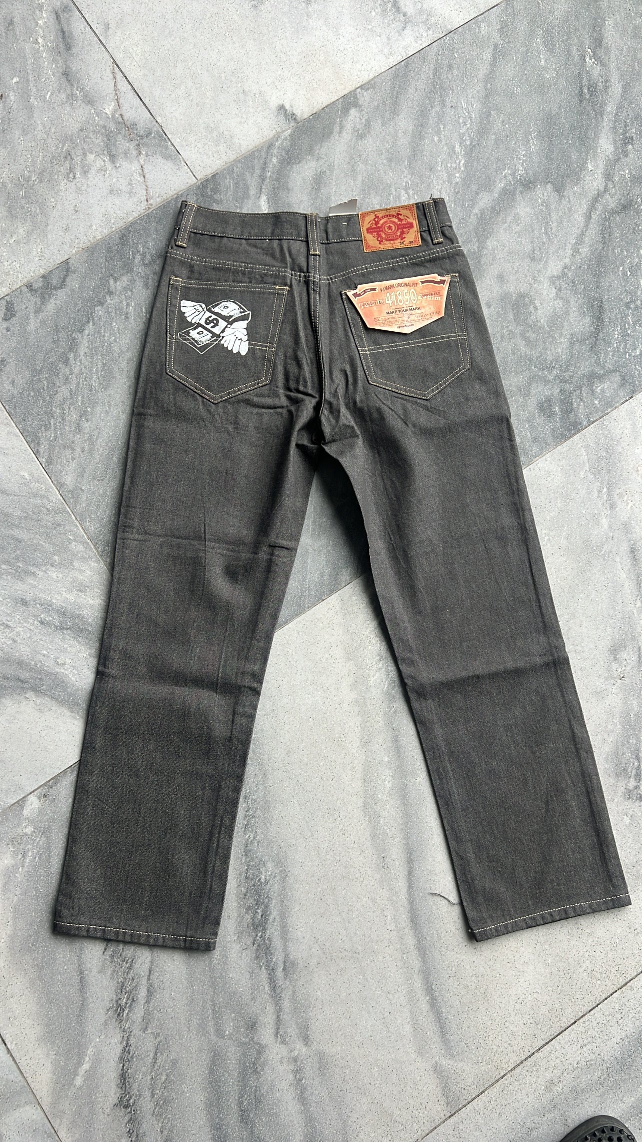 Light Grey BagChasin Denims Crown Logo
