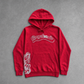 Red BagCha$in OG Logo Hoodie